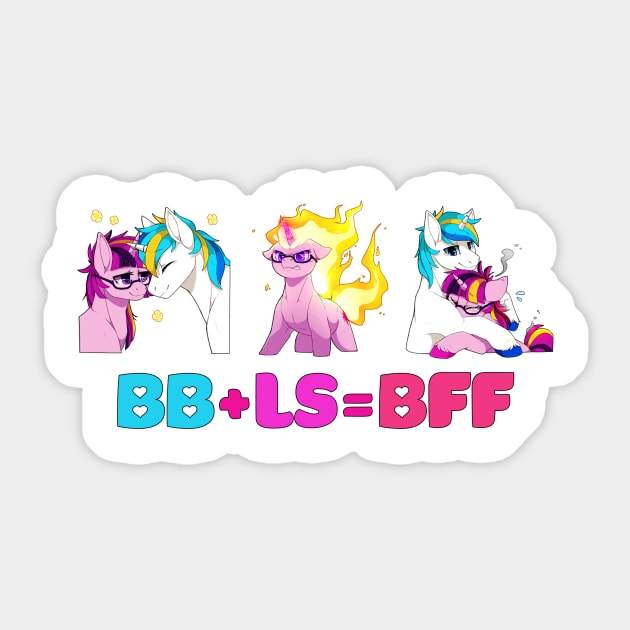 BBBFF (Big Brother + Little Sister = BFF) Sticker by Starponys